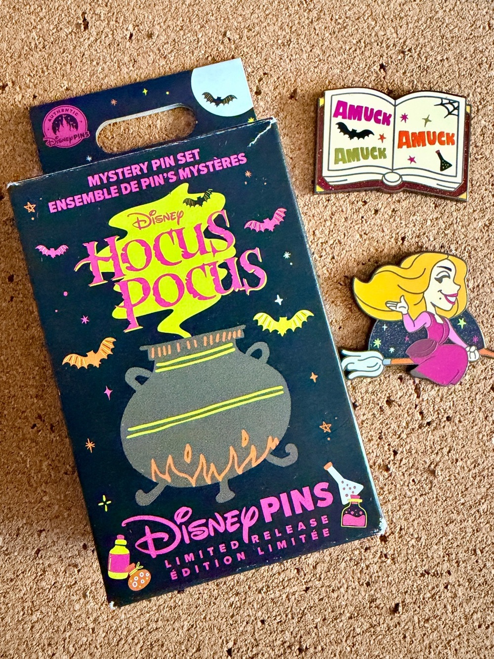 Disney Hocus Pocus Blind Box Enamel Pins - Sarah Sanderson & The Book